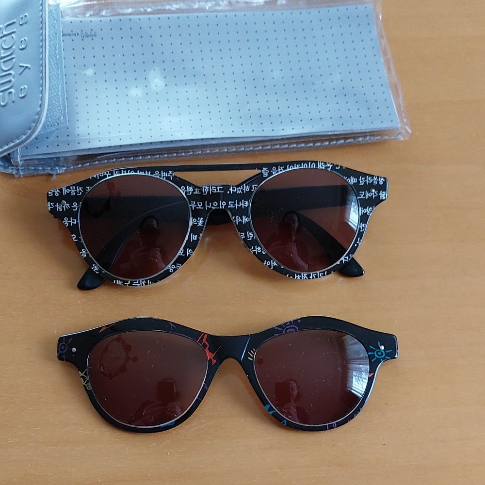 SWATCH sunglasses interchangeable Korean graphic.